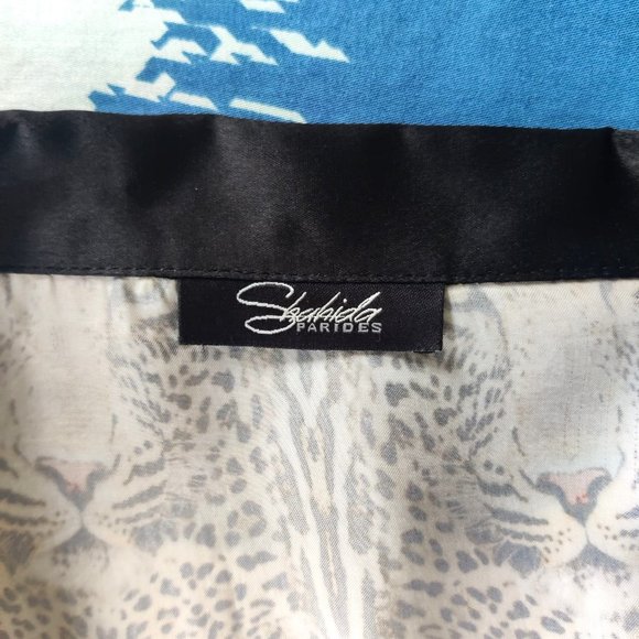 Shahida Parides Cheetah print jacket with belt- Size S - Picture 8 of 9